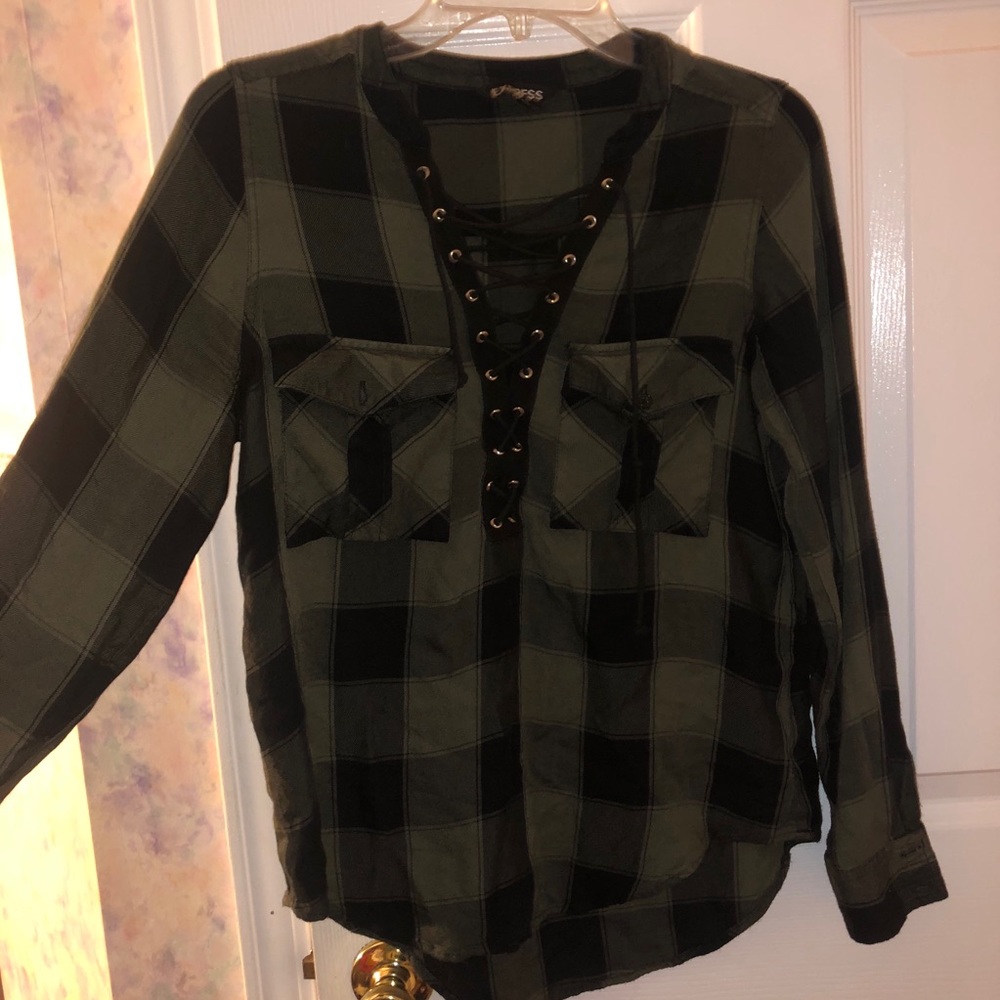 Express Lace-up Flannel